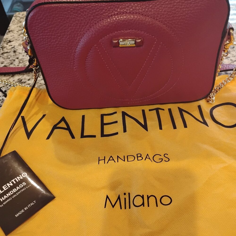 Babette Valentino Leather bag in Magenta